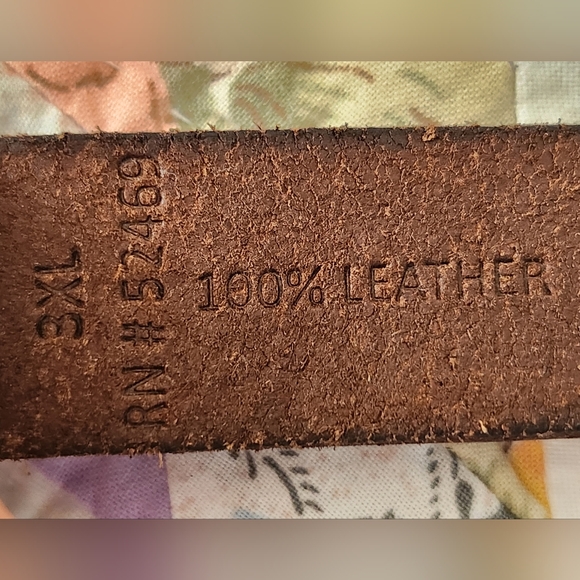 Leather Belt Size 3XL Made in India - Picture 7 of 12